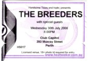 Breeders ticket Perth 2008