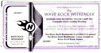 Wave Rock Weekender Ticket